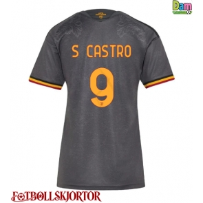 AS Roma Santiago Castro #9 Tredjetröja Dam 2026-27 Kortärmad